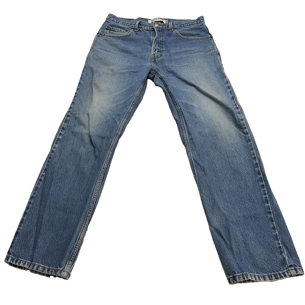 Vintage Levi's Men's Medium Wash 505 Classic Regular Fit Denim Jeans - 33x32